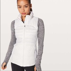 Lululemon Down For A Run II Puffer Vest White 4